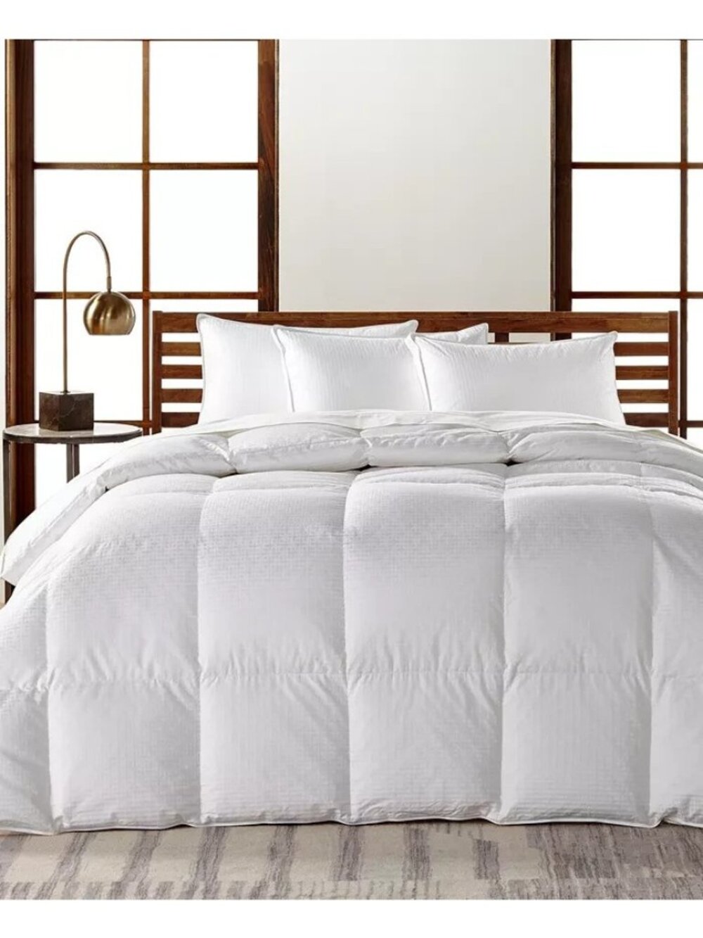 Hotel Collection European White Goose Down Lightweight King Comforter MSRP $820